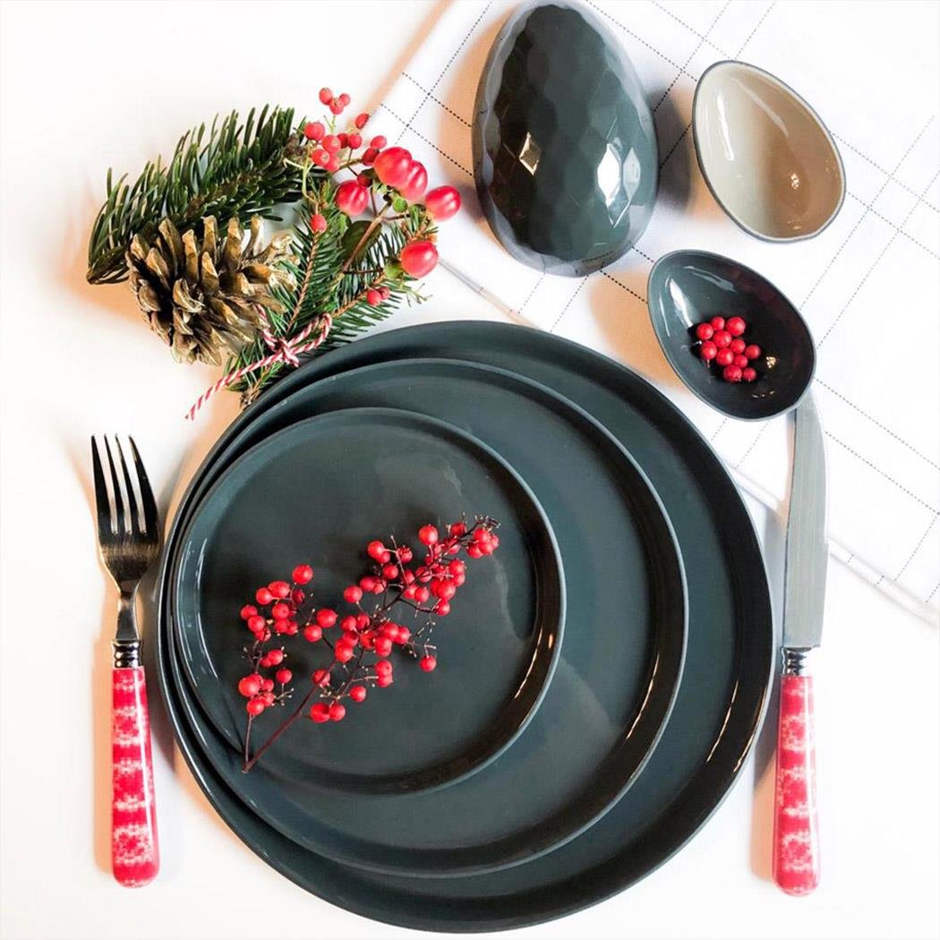 Round Dessert Plate Sıngle Colour