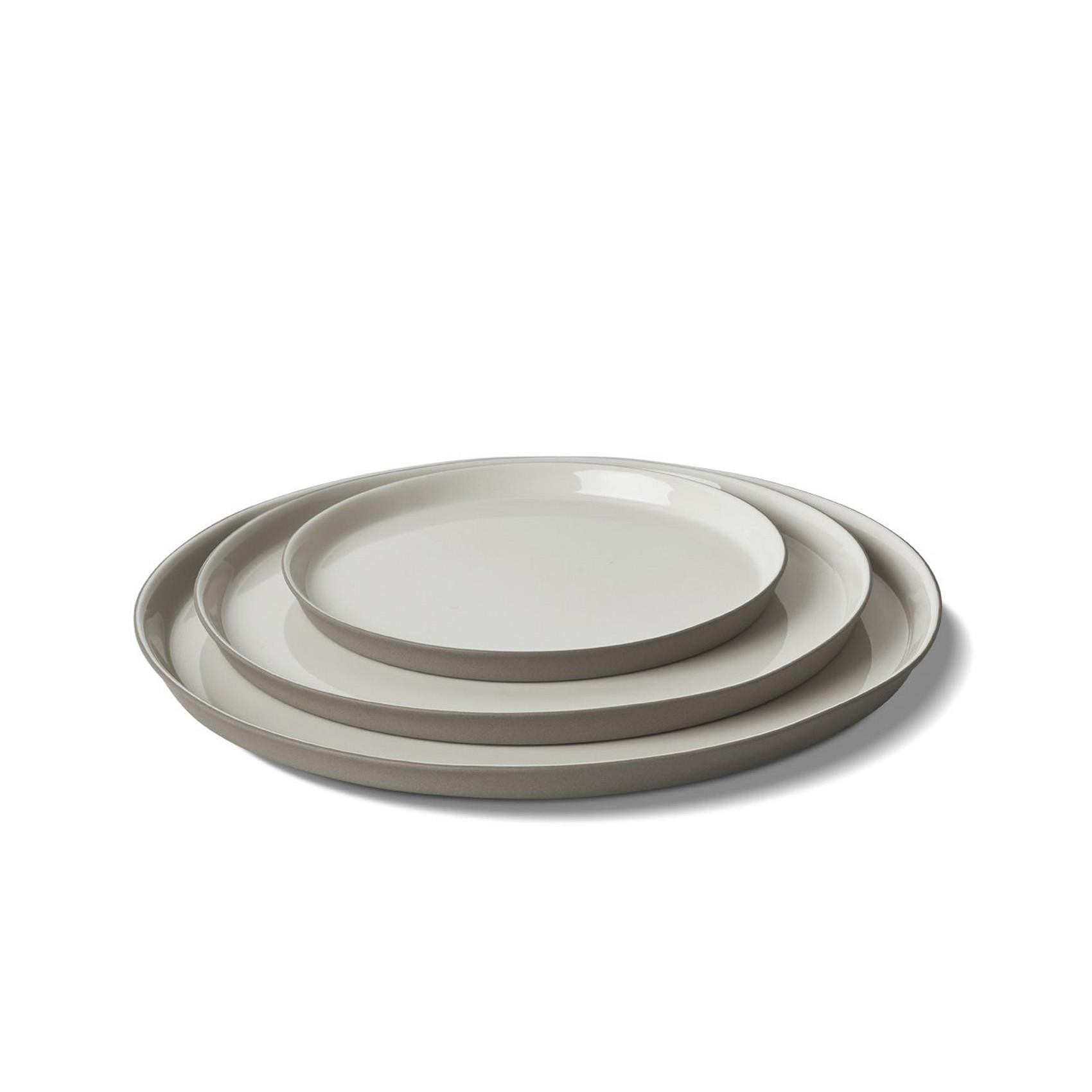 Round Plate Set Rock & Ivory
