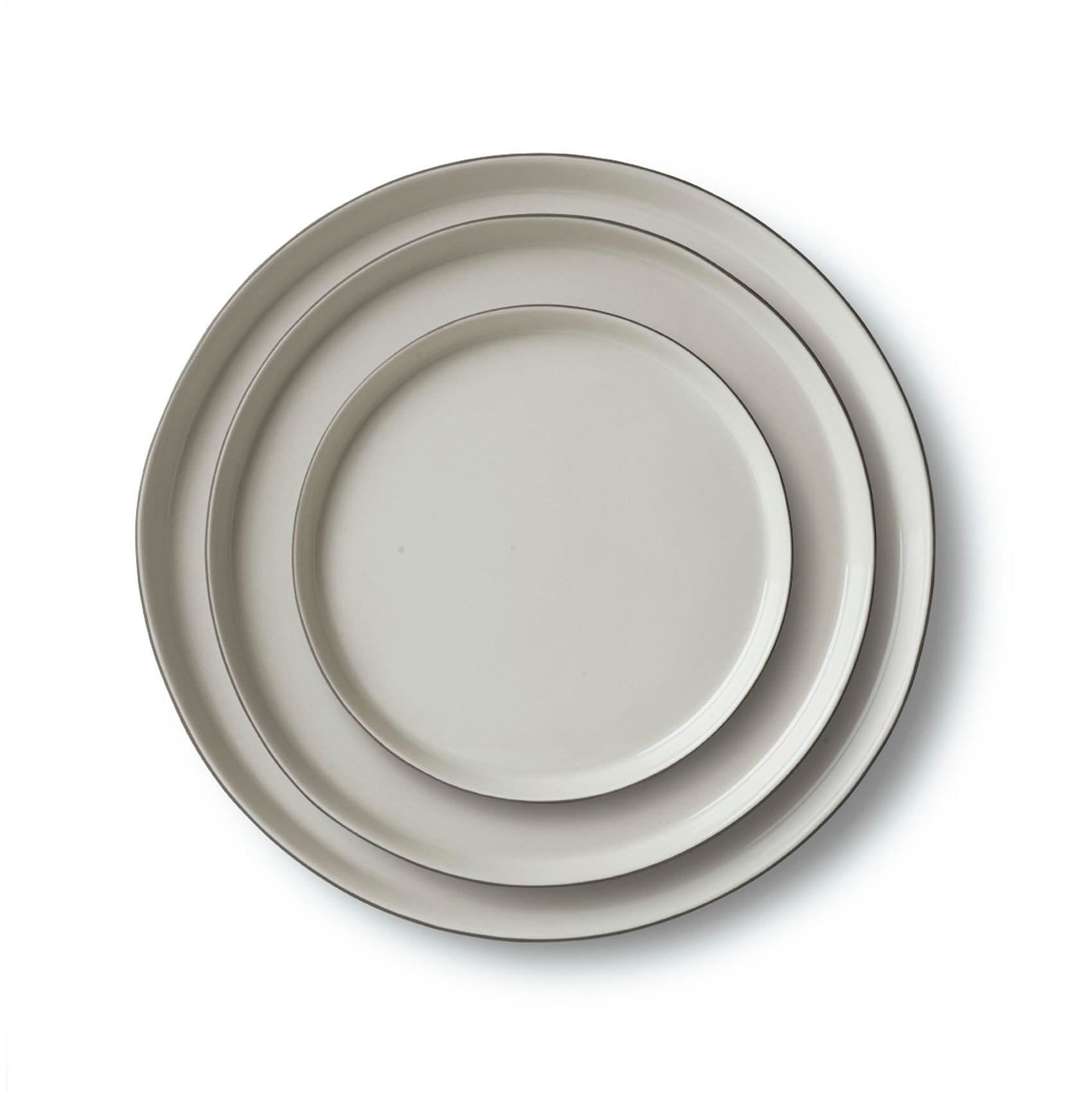 Round Plate Set Rock & Ivory