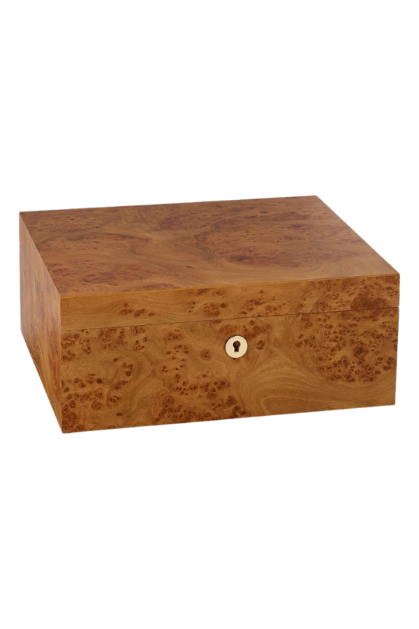 Adorini Elm Burl Grande Sedir Humidor Puro Kutusu TR10019