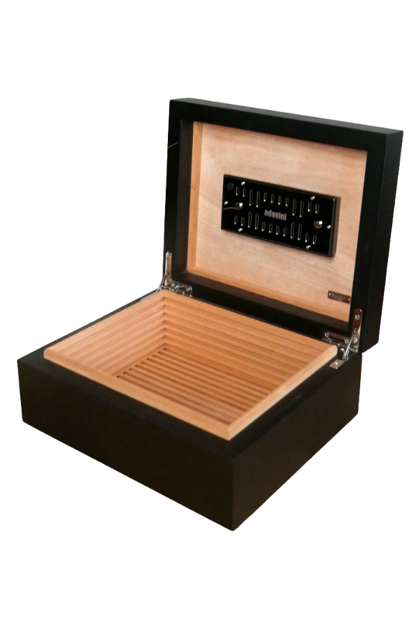 Adorini Torino Deluxe Siyah Sedir Humidor Puro Kutusu TR9742