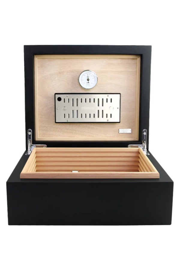 Adorini Torino Deluxe Siyah Sedir Humidor Puro Kutusu TR9742