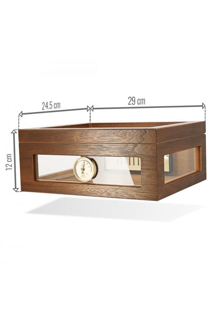 Adorini Treviso Walnut Humıdor Puro Kutusu