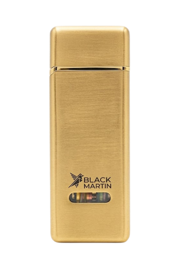 Black Martin Tek Torch Pürmüz Gold Metal Puro Çakmağı