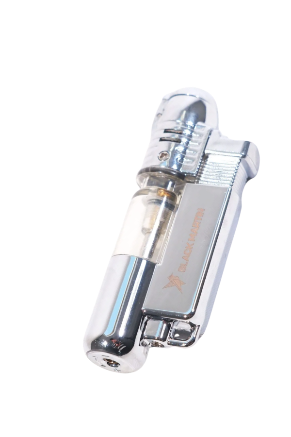 Black Martin Tek Torch Pürmüz Gümüş Puro Çakmağı