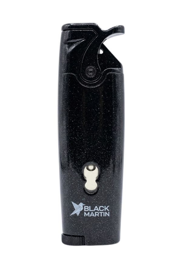 Black Martin Tek Torch Pürmüz Siyah Metal Puro Çakmağı