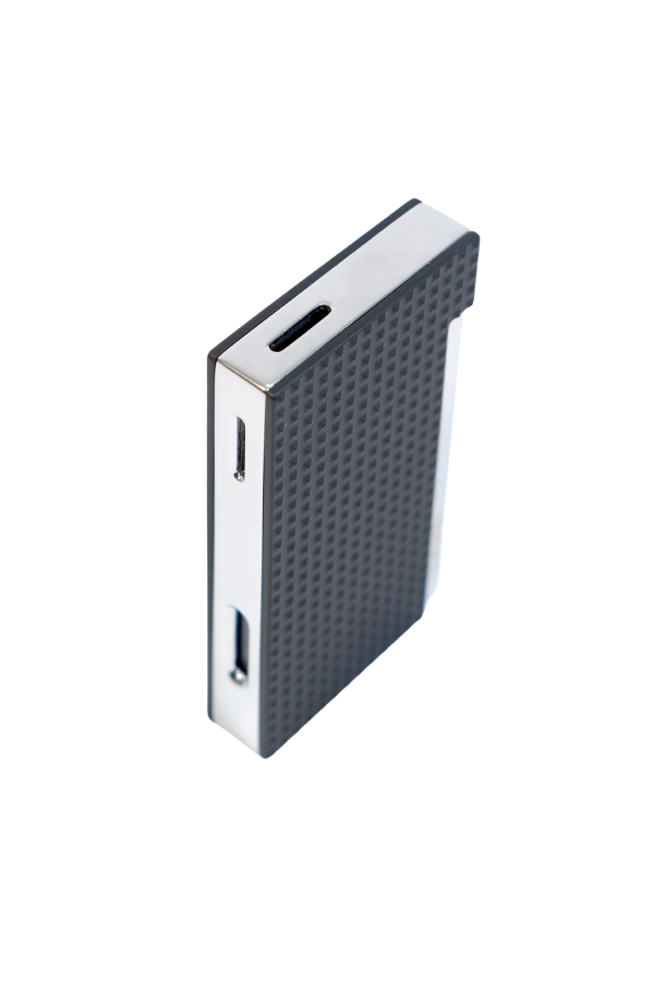 Caseti Tek Torch Perde Alev Siyah Metal Puro Çakmağı