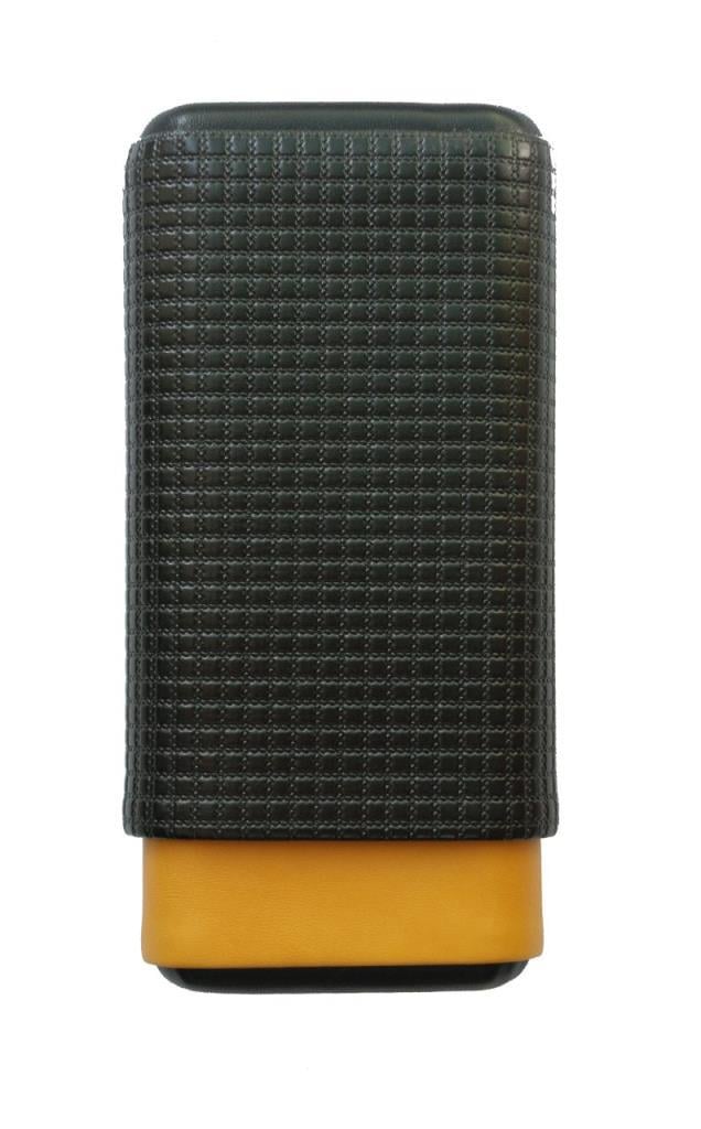 Cohiba 3'lü Sarı-Siyah Puro Kılıfı - TR739