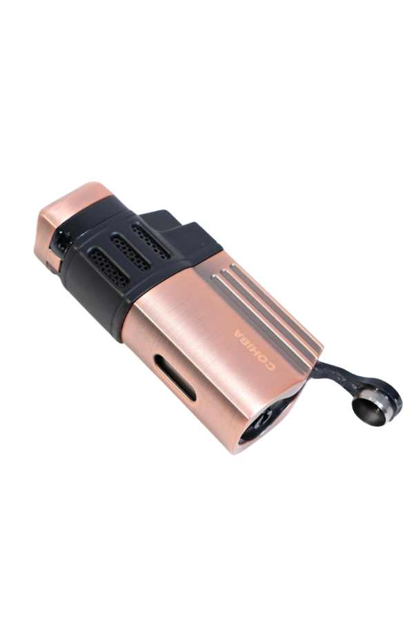 Cohiba 4 Torch Pürmüz Delici Bronz Siyah Metal Puro Çakmağı