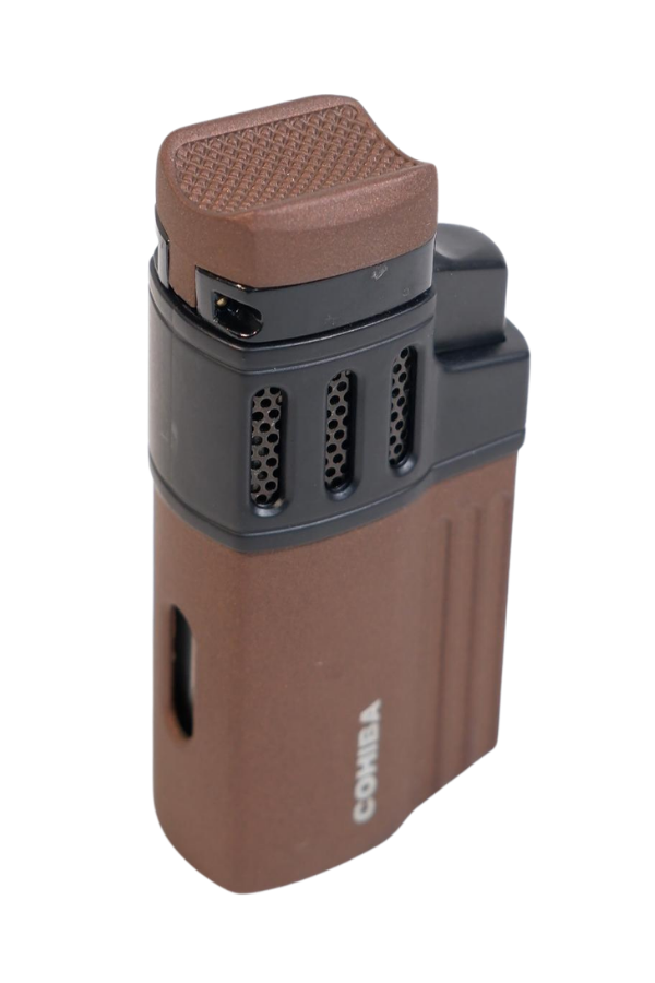 Cohiba 4 Torch Pürmüz Delici Kahverengi Siyah Metal Puro Çakmağı