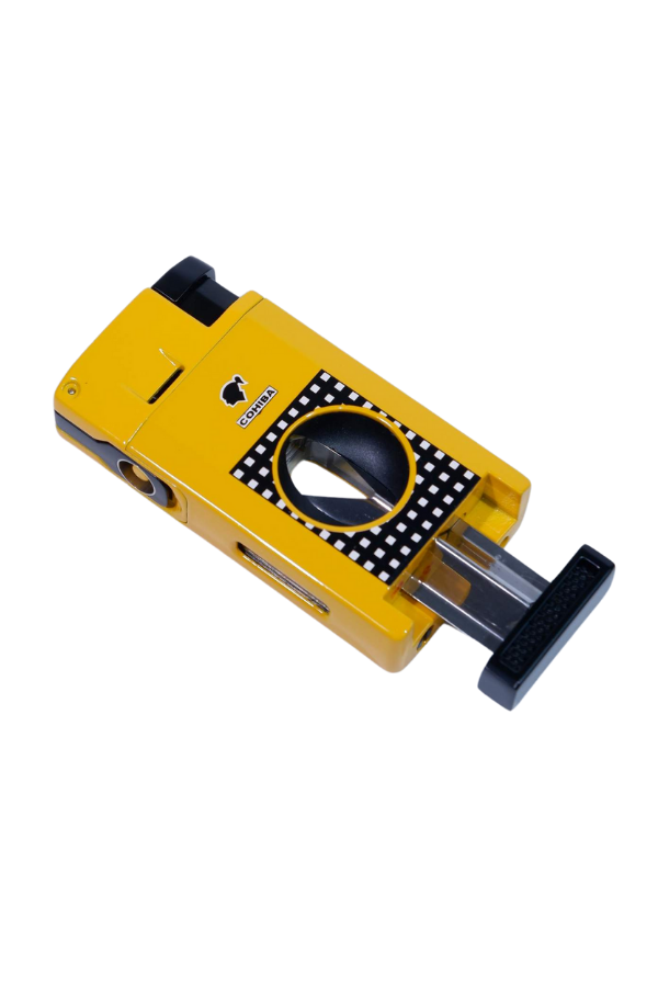 Cohiba Çift Torch Pürmüz Sarı Puro Çakmağı