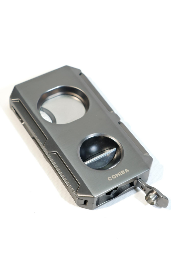 Cohiba Dahili Delici & İğneli SV-Cut Gunmetal Puro Makası Kesici
