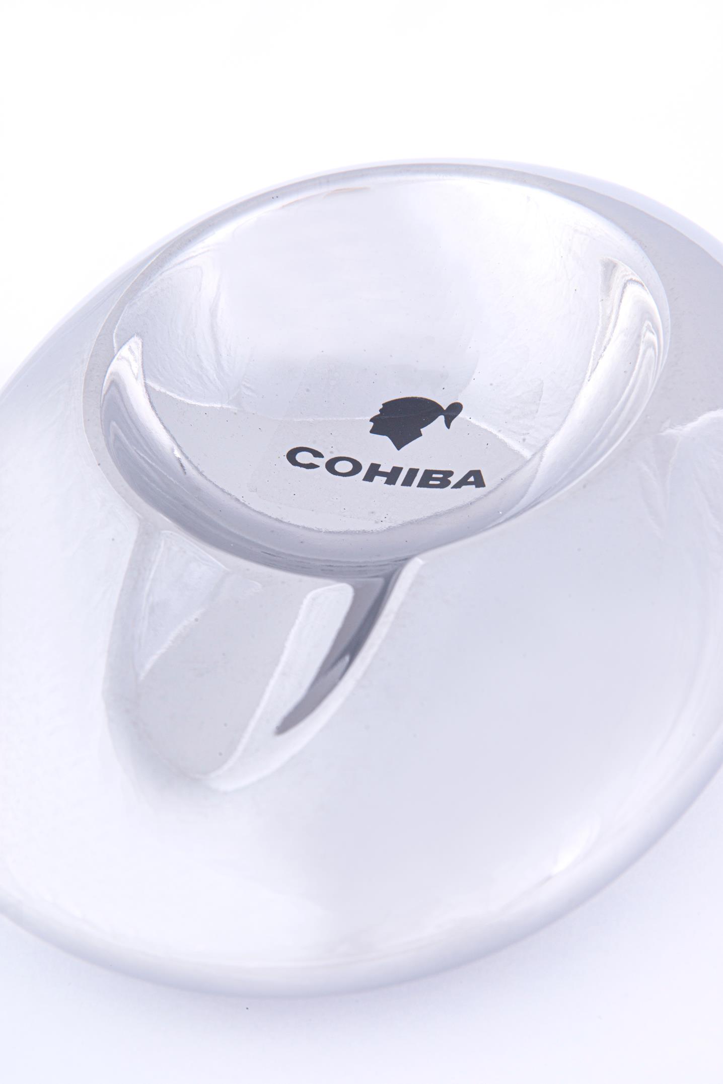 Cohiba Gümüş Metal Tekli Puro Küllüğü