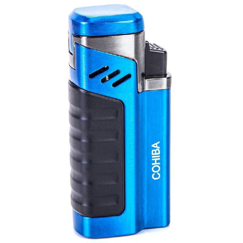 Cohiba Mavi-Siyah İkili Çakmak Kesici Puro Set