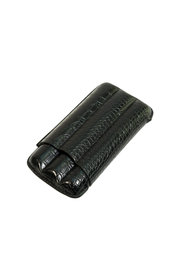 Cohiba Siyah Üçlü Deri Puro Kılıfı