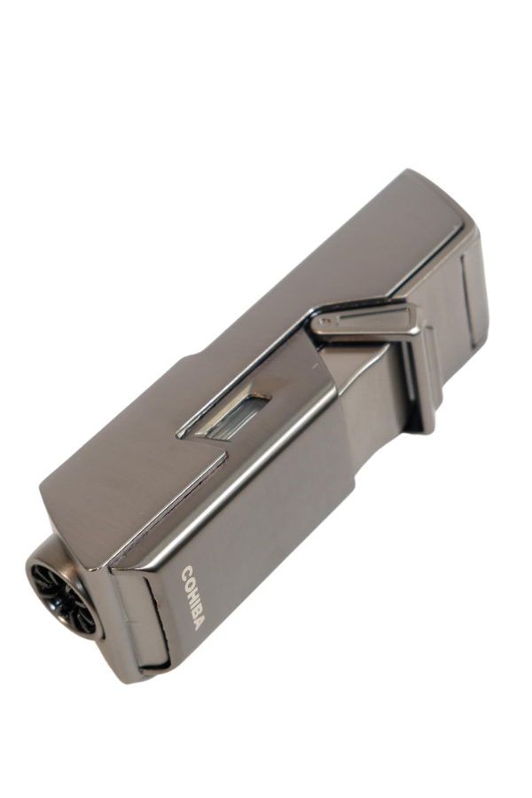 Cohiba Tek Torch Pürmüz Delici İğneli Gunmetal Metal Puro Çakmağı
