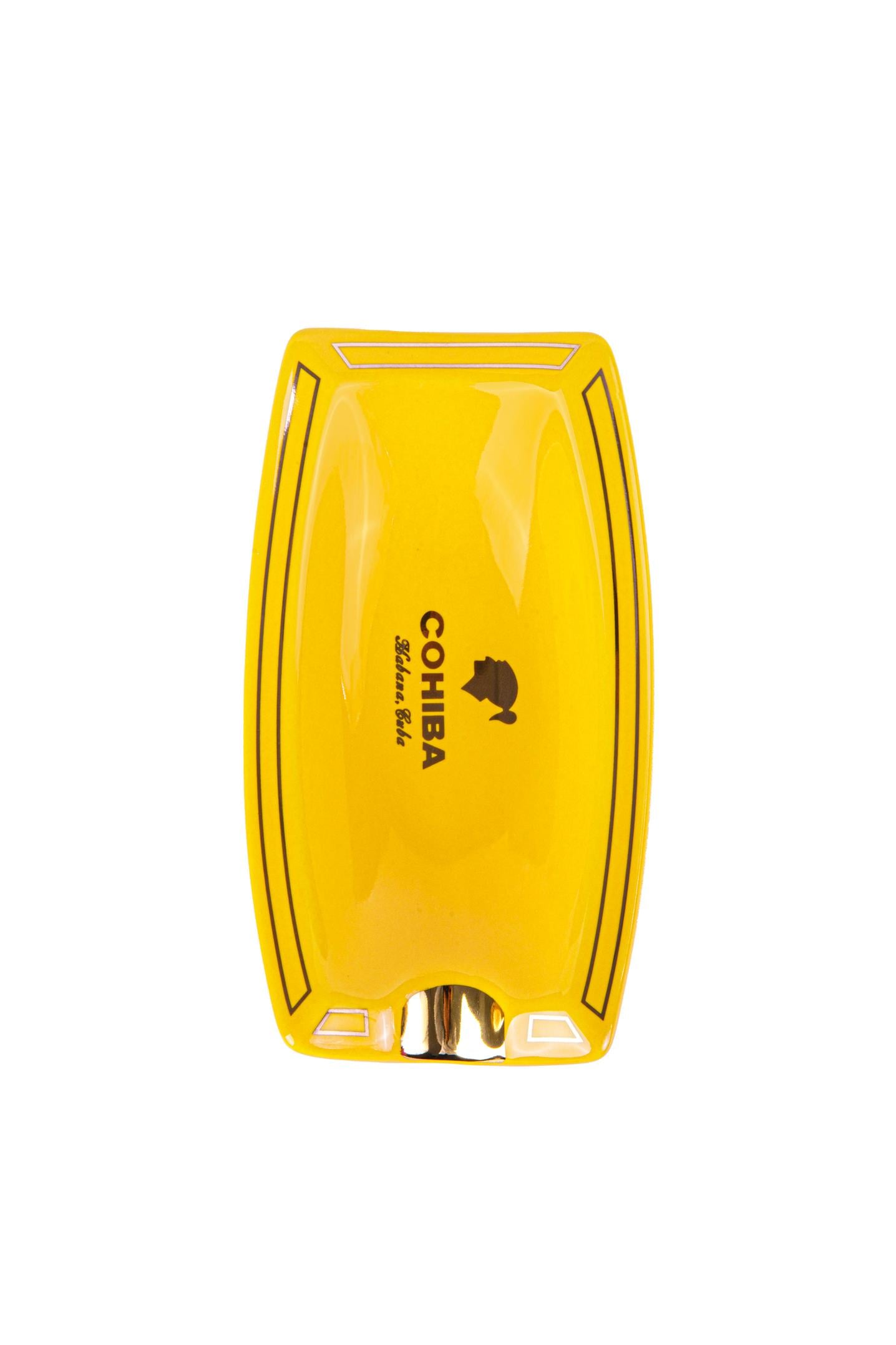 Cohiba Tekli Sarı Porselen Puro Küllüğü