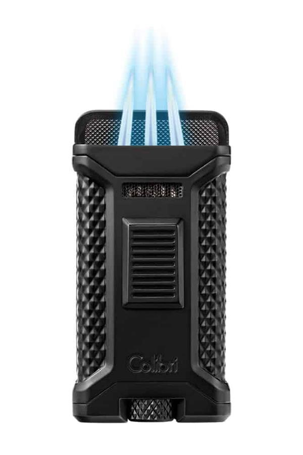 Colibri Ascari 3 Torch Pürmüz Siyah Puro Çakmağı