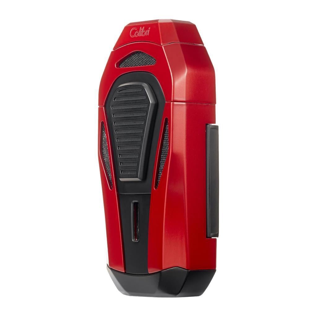 Colibri Boss 3 Torch Pürmüz Siyah-Kırmızı Puro Çakmağı
