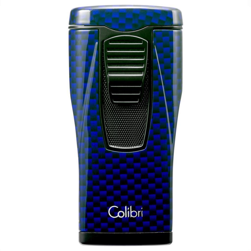 Colibri Monaco 3 Torch Pürmüz Mavi Karbon Fiber Puro Çakmağı