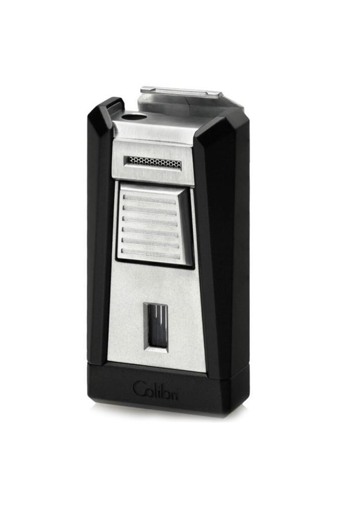 Colibri Stealth Tek Torch Pürmüz 1 Siyah-Gümüş Puro Çakmağı