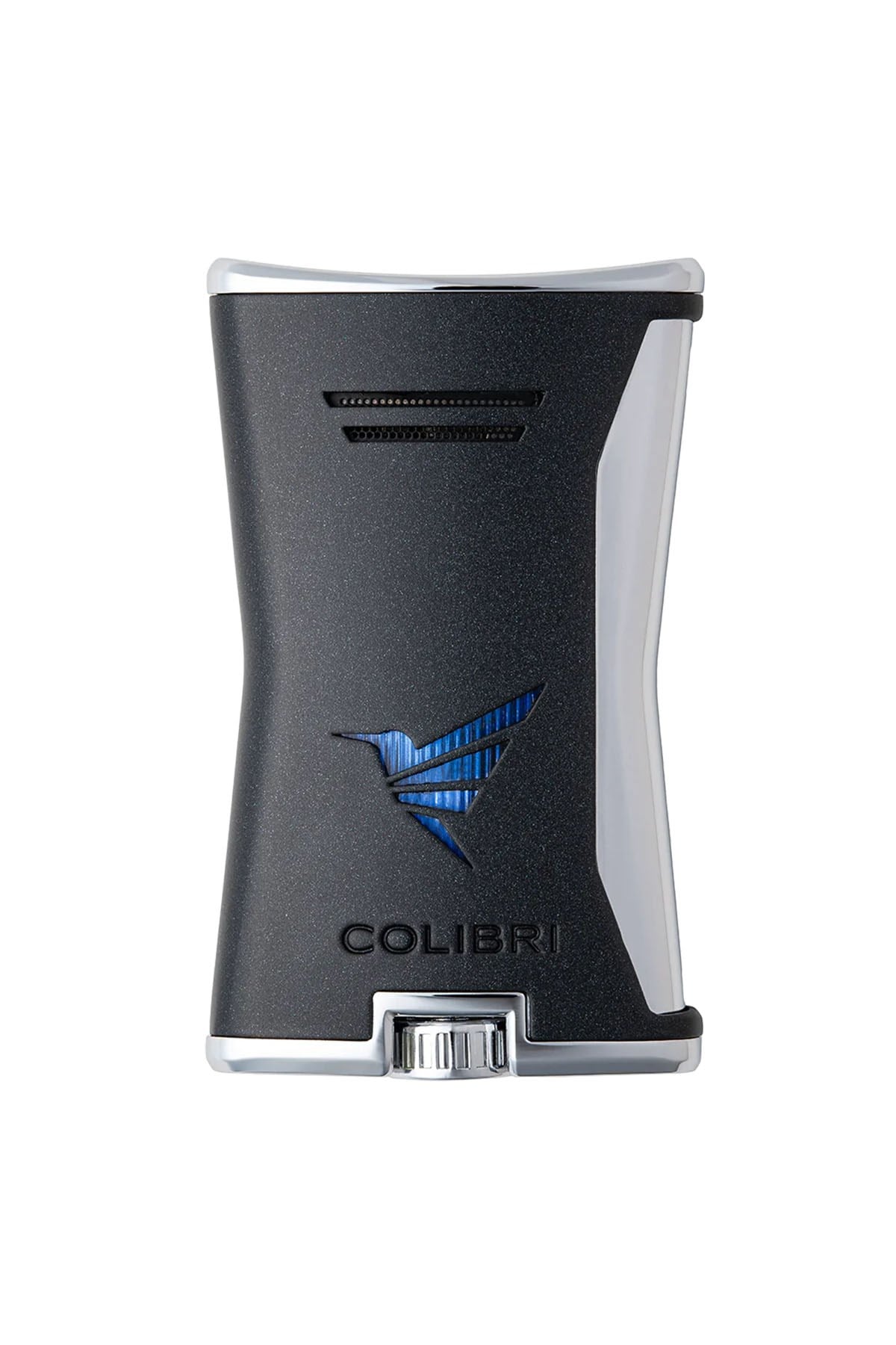 Colibri Tek Torch Pürmüz Siyah-Gümüş Slim Puro Çakmağı TR8756
