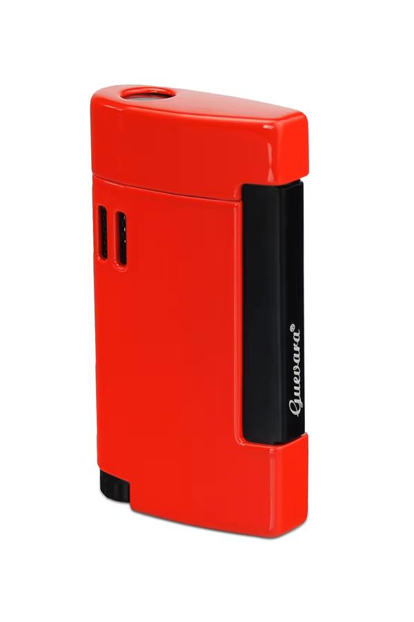 Guevara Tek Torch Pürmüz Kırmızı-Siyah Metal Puro Çakmağı