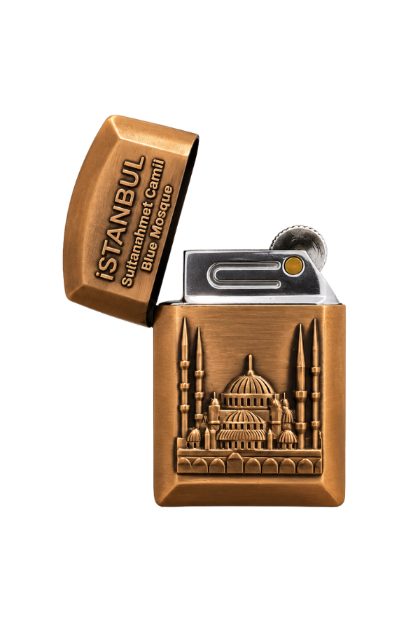 Hunter Soft Flame İstanbul Sultan Ahmet Design Bronz Çakmak ACK024