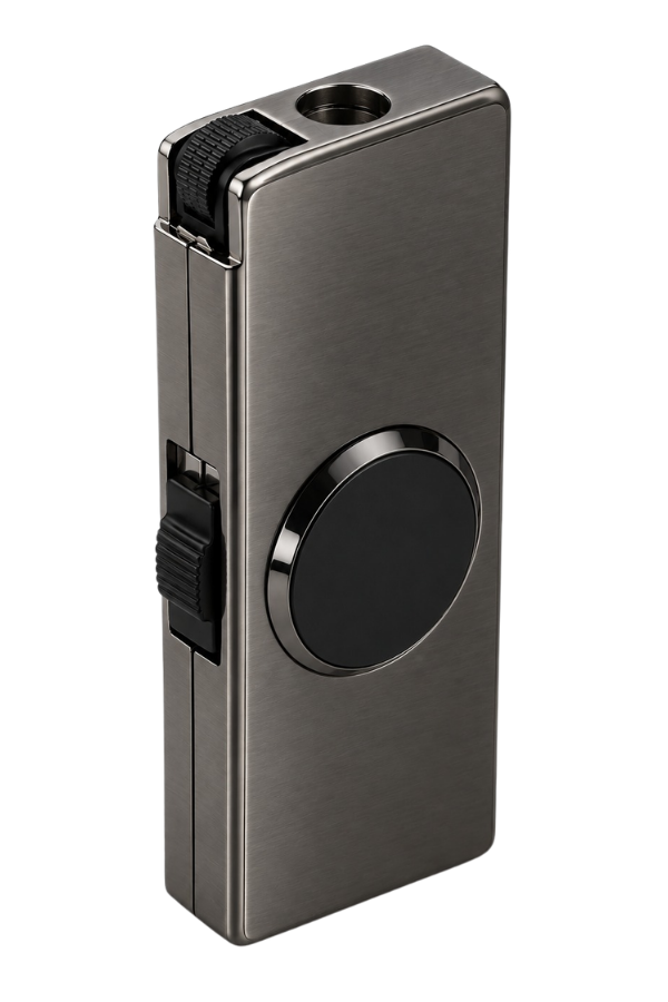 Hunter Tek Torch Pürmüz Gunmetal Metal Puro Çakmağı & Stres Çarkı ACK084