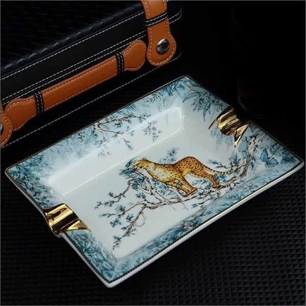 Lubinski Leopard Porselen Puro Küllüğü Gold 2li LB-860