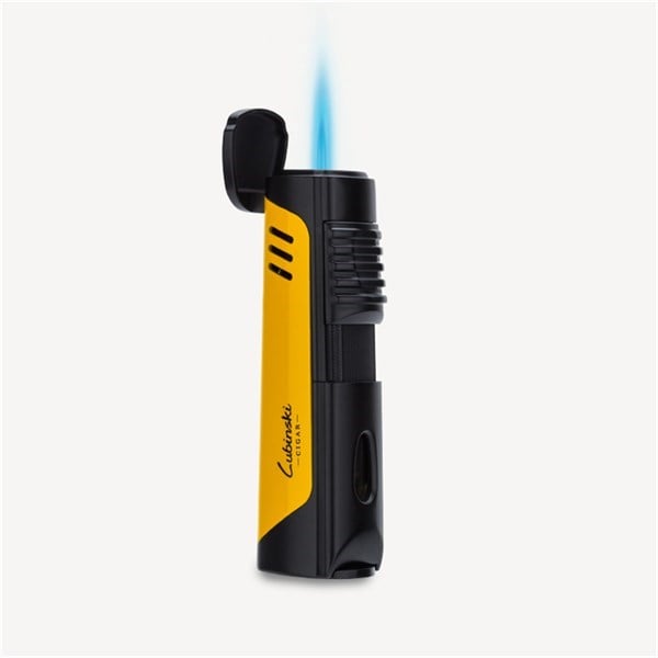 Lubinski Tek Torch Delicili Puro Çakmağı Sarı-Siyah LB-162