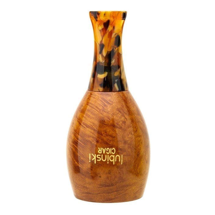Lubinski Yeni 4 Boy Kullanım Briar Puro Ağızlığı 9mm Filtreli Big Brown (38-57 Ring) LB-913