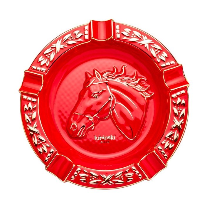 Lubinski Yeni Seri Golden Horse Oval Puro Küllüğü Kırmızı LB-838