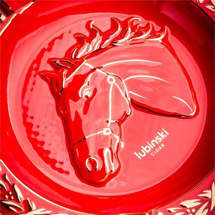 Lubinski Yeni Seri Golden Horse Oval Puro Küllüğü Kırmızı LB-838