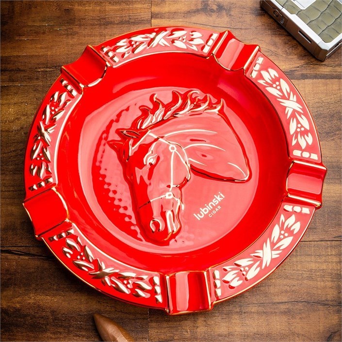 Lubinski Yeni Seri Golden Horse Oval Puro Küllüğü Kırmızı LB-838