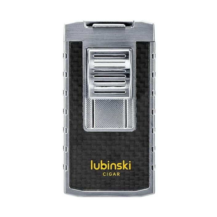 Lubinski Yeni Stil Delicili Çift Torch Puro Çakmağı Silver LB-102