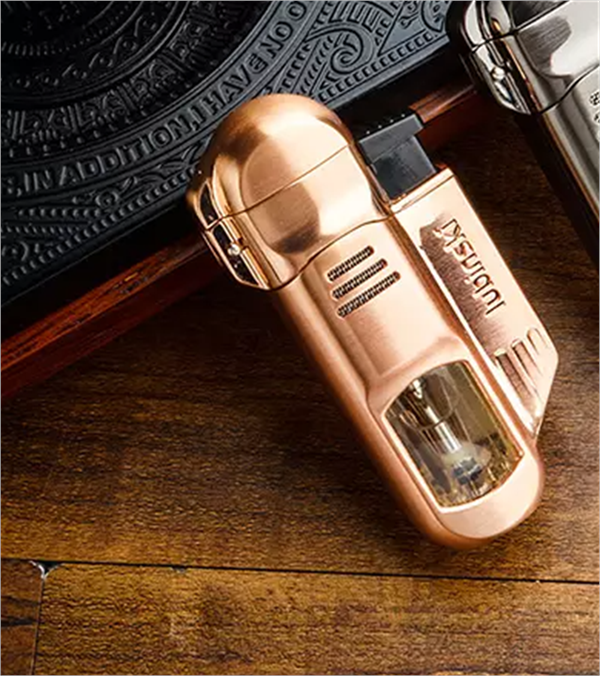 Lubinski Yeni Stil Delicili Dört Torch Puro Çakmağı Copper LB-103