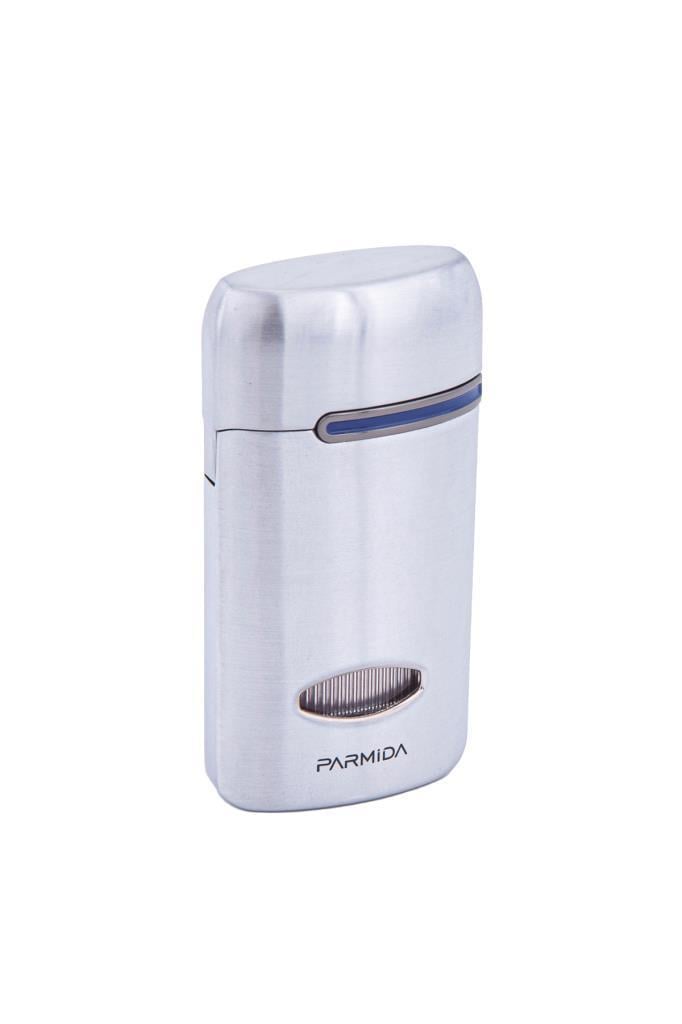 Parmida 3 Torch Pürmüz Gümüş Puro Çakmağı