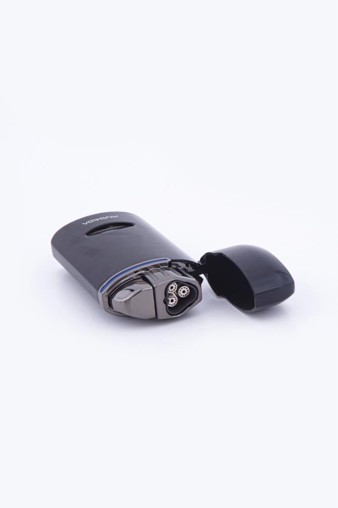 Parmida 3 Torch Pürmüz Siyah Puro Çakmağı