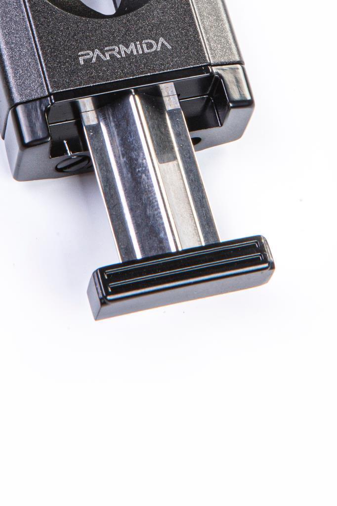 Parmida Çift Torch Pürmüz Gunmetal-Siyah V-Cut Puro Çakmağı