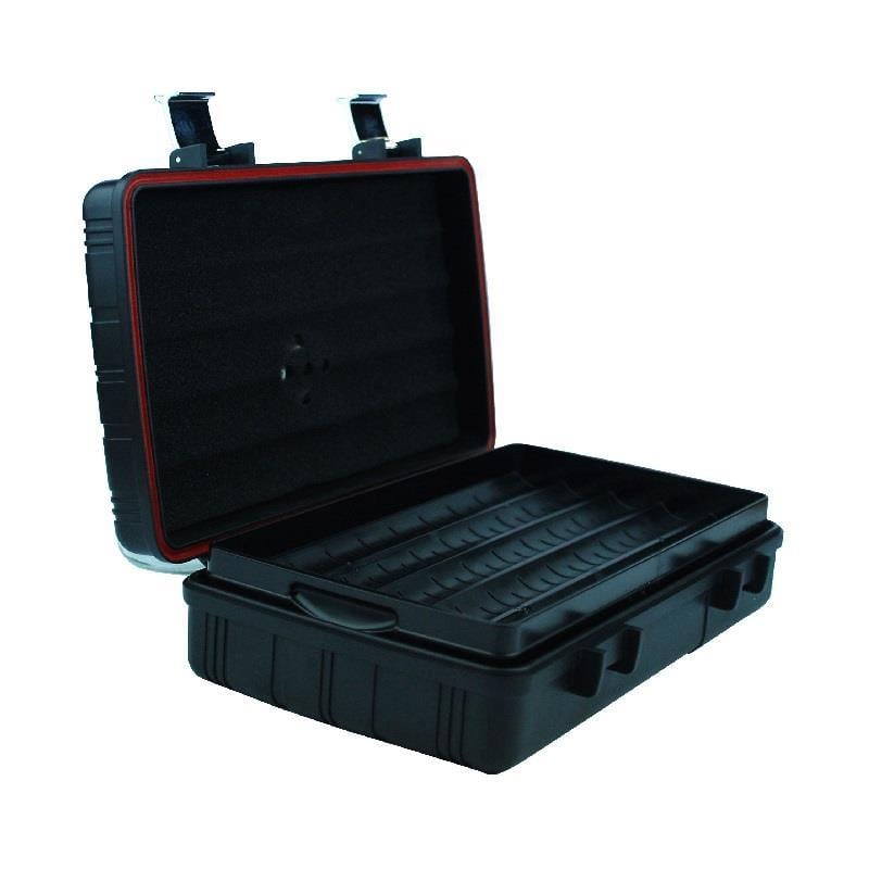 Parmida Seyahat Tipi Mat Siyah Humidor Puro Kutusu