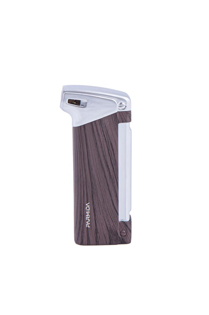 Parmida Soft Flame Ahşap Desenli Pipo Çakmağı