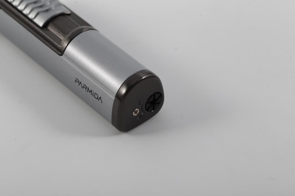 Parmida Tek Torch Pürmüz Gri Puro Çakmağı