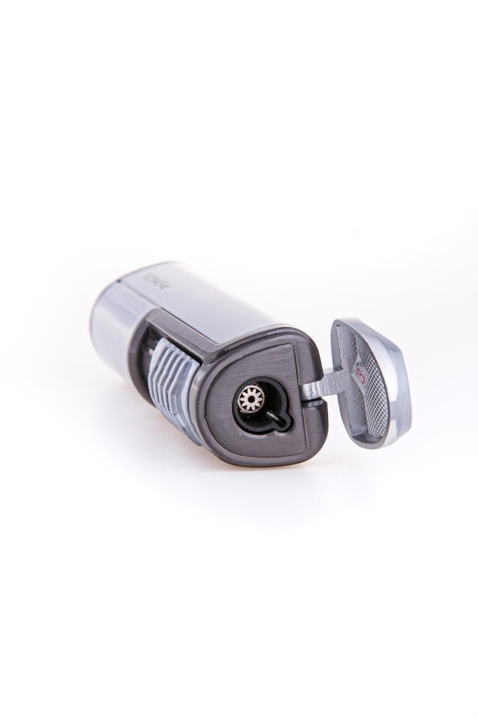 Parmida Tek Torch Pürmüz Gri Puro Çakmağı
