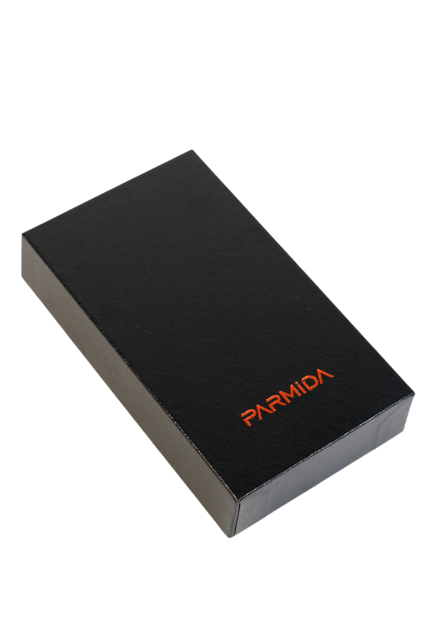 Parmida Tek Torch Pürmüz Gümüş-Kırmızı Masa Tipi Metal Puro Çakmağı