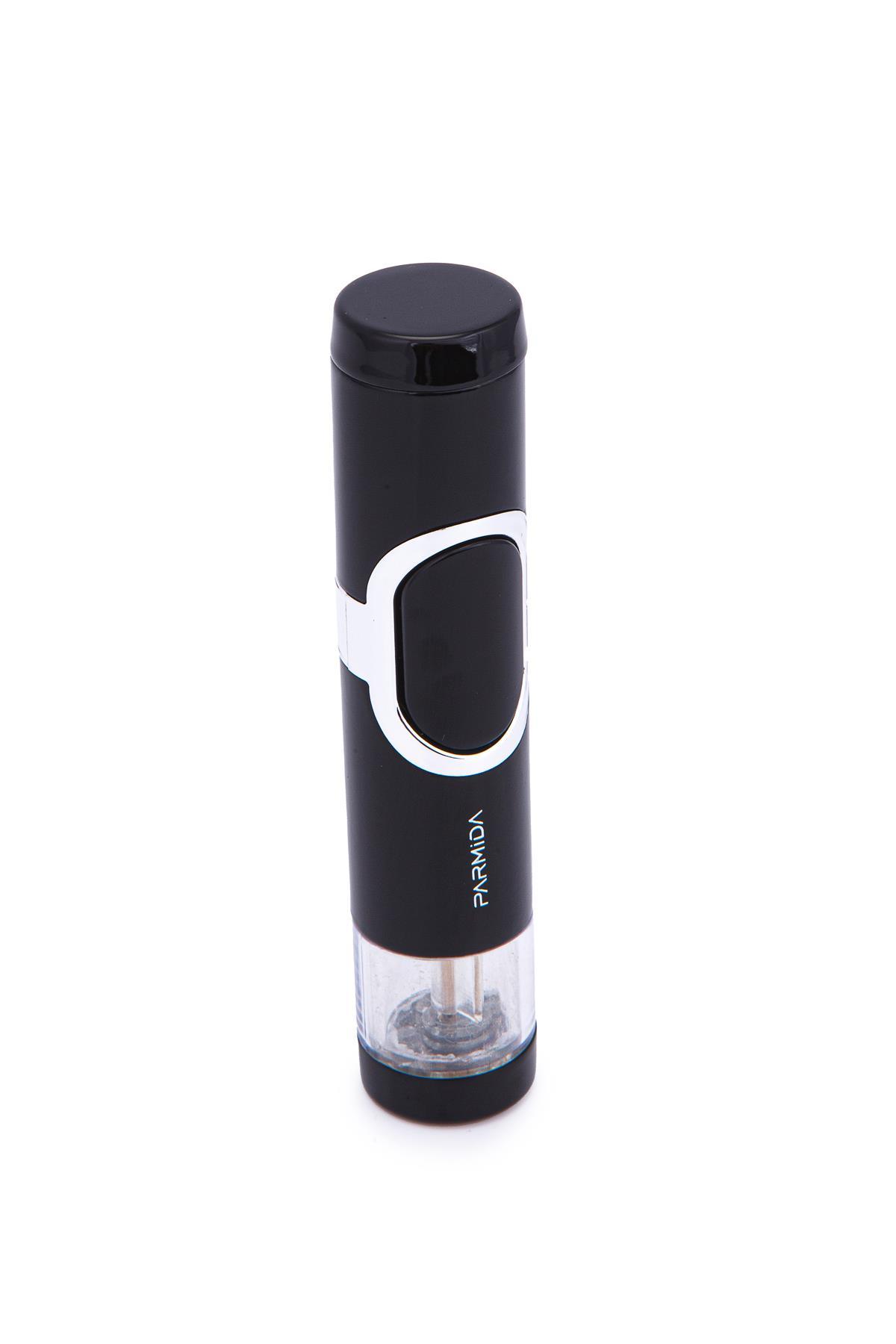 Parmida Tek Torch Pürmüz Gümüş Metal Puro Çakmağı