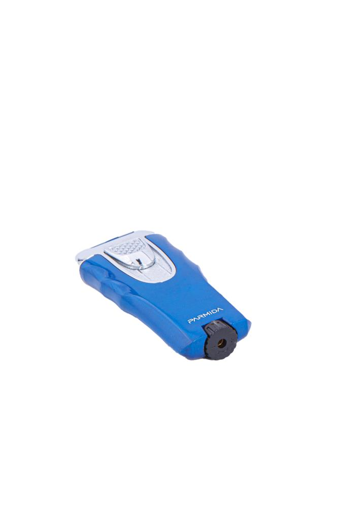 Parmida Tek Torch Pürmüz Mavi-Gümüş Puro Çakmağı