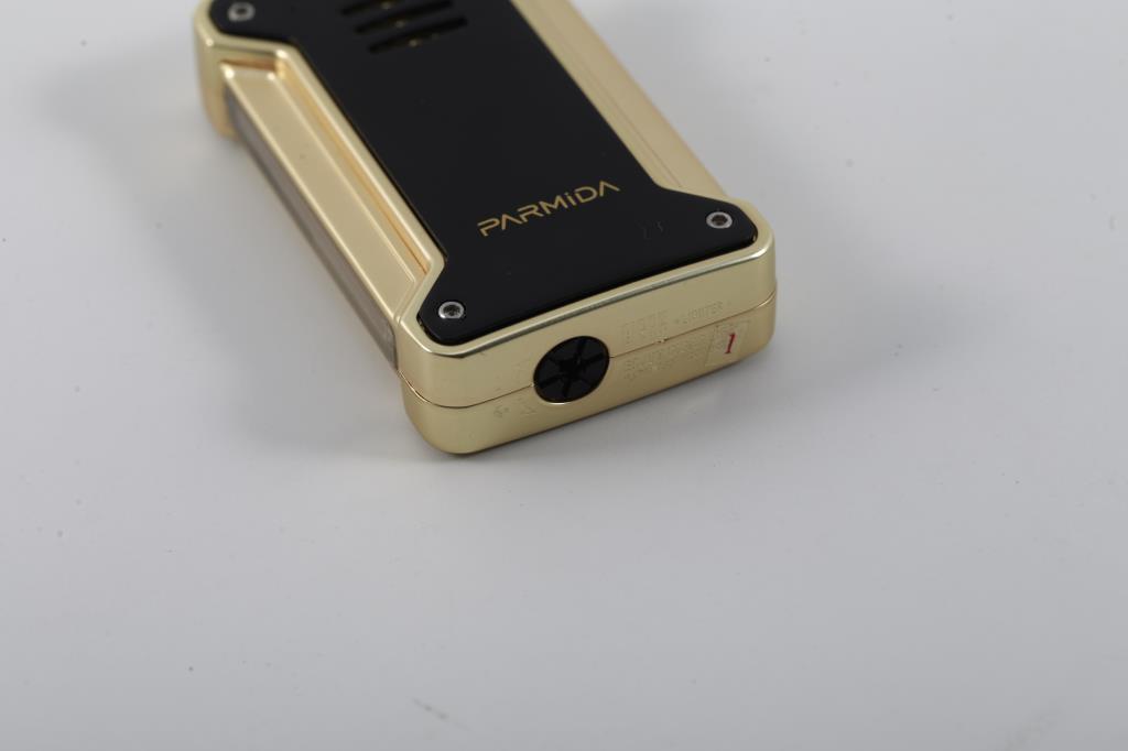 Parmida Tek Torch Pürmüz Siyah Puro Çakmağı