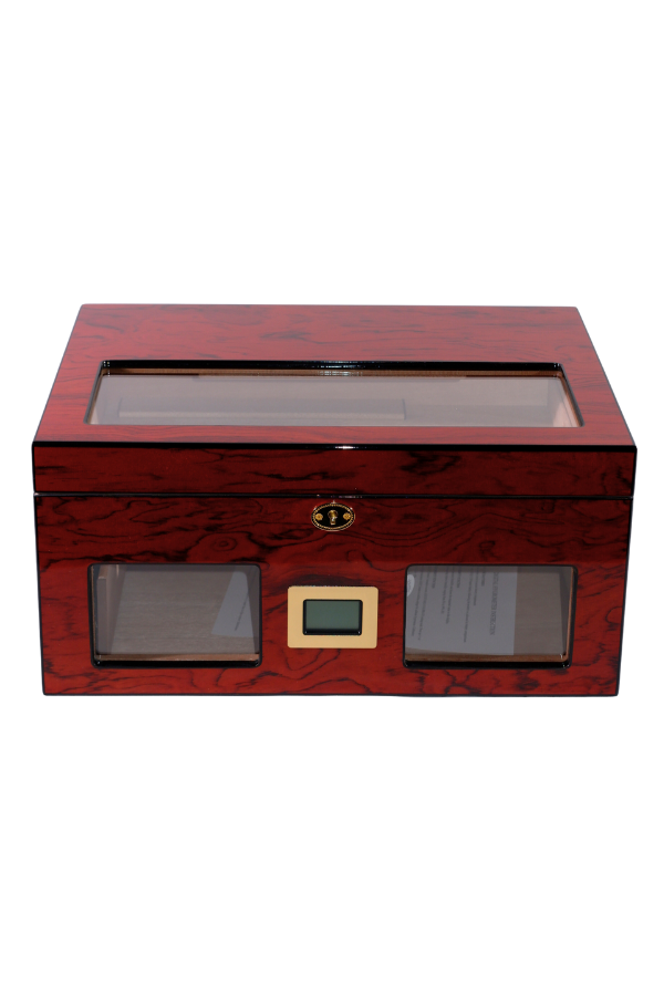 PremiumQuality Lince Kırmızı Sedir Humidor Puro Kutusu