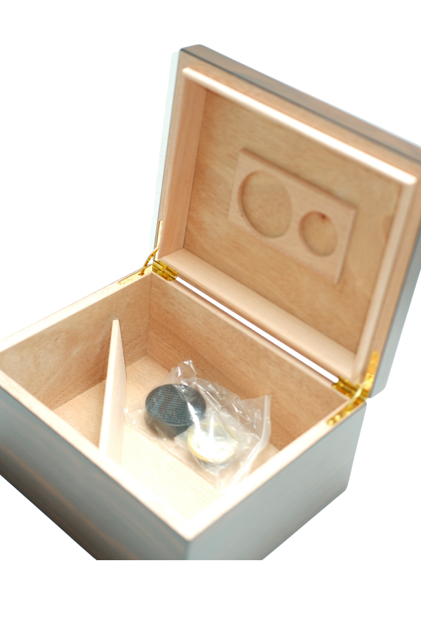 PremiumQuality Polermo Kahverengi Sedir Humidor Puro Kutusu